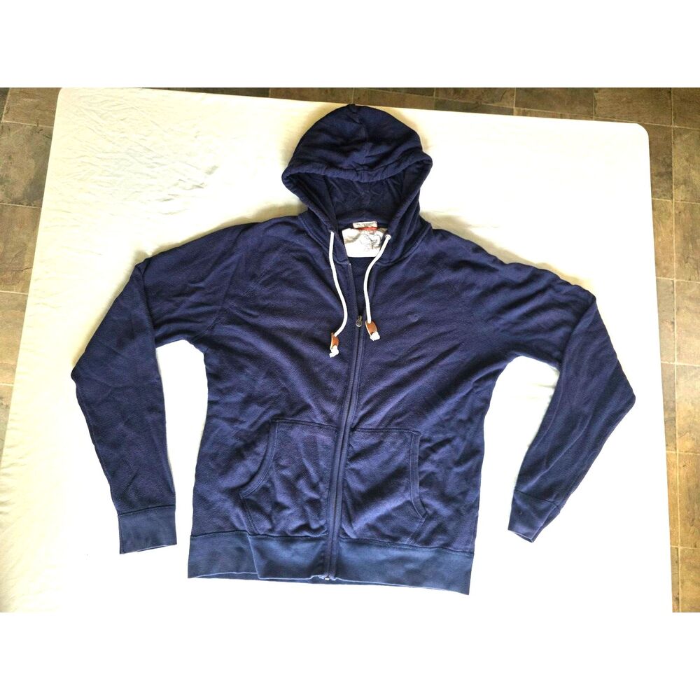 Pepe Jeans London Essentials Zip-Up Hoodie Jacket - Navy Blue - Size XL